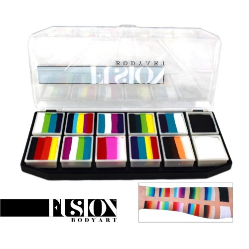 Fusion Body Art Rainbow Explosion Palette (Fusion Body Art Rainbow Explosion Palette)